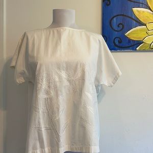 Coupe Classique-vintage embroidered top
